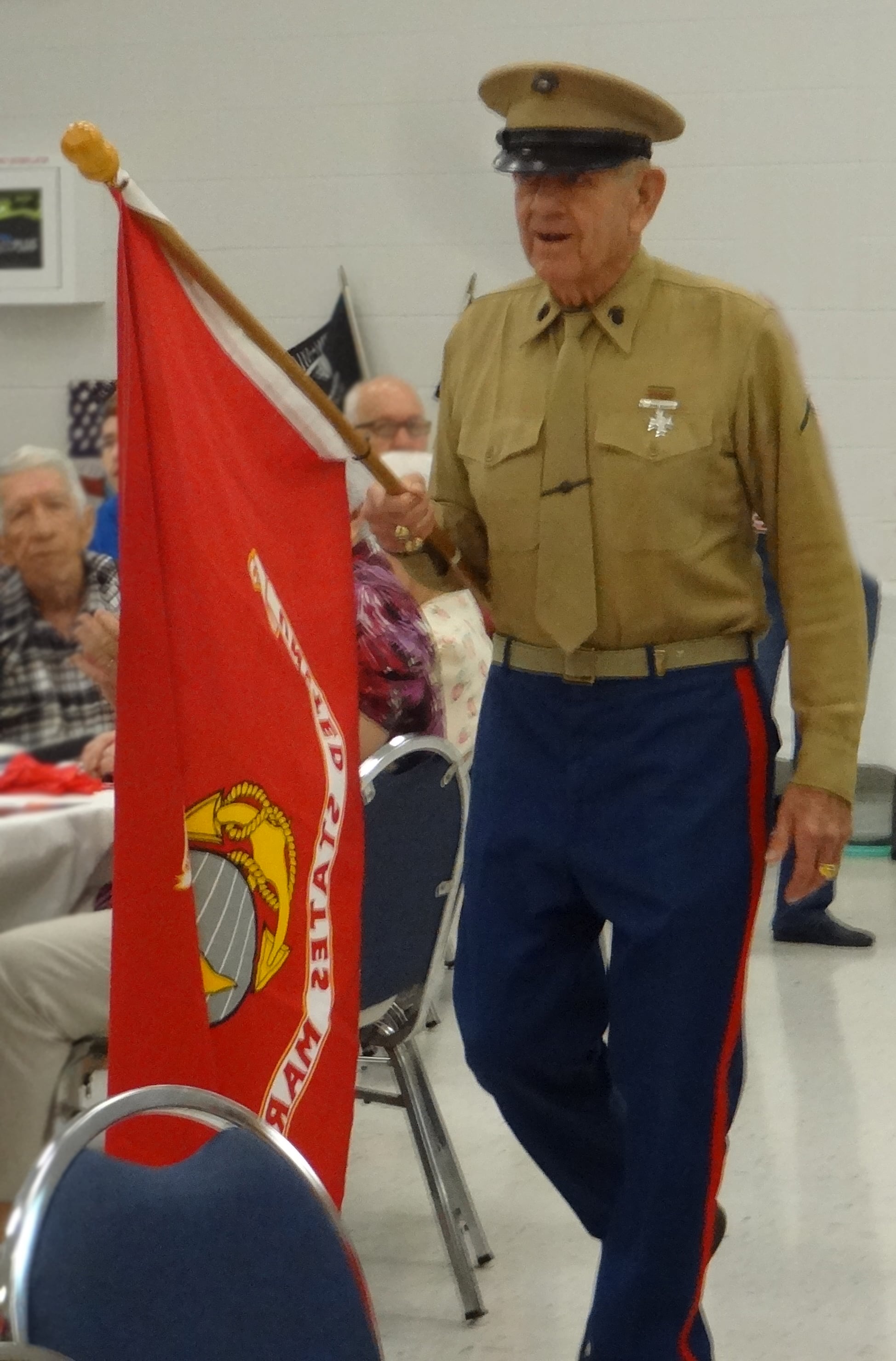 Driver volunteers at the Veterans Court